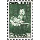 Special stamp series: Charity issue in favor of Volkshilfe - Germany / Saarland 1951 - 1,200 Pfennig