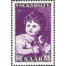 Special stamp series: Charity issue in favor of Volkshilfe - Germany / Saarland 1953 - 1,500 Pfennig