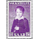 Special stamp series: Charity issue in favor of Volkshilfe - Germany / Saarland 1954 - 1,500 Pfennig