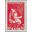 Special stamp series: Charity issue in favor of Volkshilfe - Germany / Saarland 1954 - 500 Pfennig