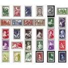 Special stamp series: Charity issue in favor of Volkshilfe - Germany / Saarland Series