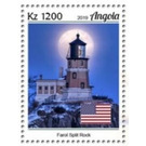 Split Rock Lighthouse & USA Flag - Central Africa / Angola 2019