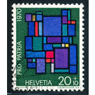 Stained glass squares  - Switzerland 1970 - 20 Rappen