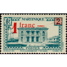 Stamps of 1933-1939 with new value - Caribbean / Martinique 1945 - 1