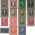 Stamps overprinted “Guam” - Micronesia / Guam 1899 Set