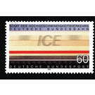 Start of the ICE traffic of the German Federal Railways  - Germany / Federal Republic of Germany 1991 - 60 Pfennig