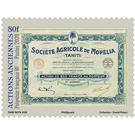 Stock Certificate for Mopelia Agricultural Company - Polynesia / French Polynesia 2020 - 80