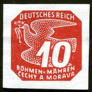 Stylized dove - Germany / Old German States / Bohemia and Moravia 1943 - 10
