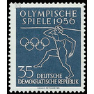 Summer Olympics, Melbourne  - Germany / German Democratic Republic 1956 - 35 Pfennig