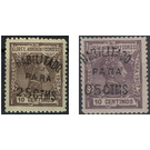 Surcharged Stamps - Central Africa / Equatorial Guinea  / Elobey, Annobon and Corisco 1908 Set