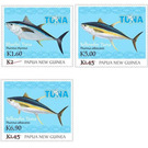 Surcharges on Tuna Industry Stamps of 2016 (2020) - Melanesia / Papua and New Guinea / Papua New Guinea 2020 Set
