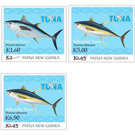 Surcharges on Tuna Industry Stamps of 2016 (2020) - Melanesia / Papua and New Guinea / Papua New Guinea 2020 Set