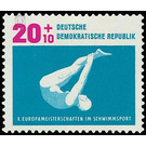 Swimming European Championships, Leipzig  - Germany / German Democratic Republic 1962 - 20 Pfennig