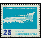 Swimming European Championships, Leipzig  - Germany / German Democratic Republic 1962 - 25 Pfennig