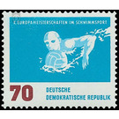 Swimming European Championships, Leipzig  - Germany / German Democratic Republic 1962 - 70 Pfennig