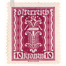 Symbolic representations  - Austria / Republic of German Austria / German-Austria 1922 - 10 Krone