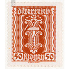 Symbolic representations  - Austria / Republic of German Austria / German-Austria 1922 - 50 Krone