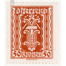 Symbolic representations  - Austria / Republic of German Austria / German-Austria 1922 - 50 Krone