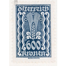 Symbolic representations  - Austria / Republic of German Austria / German-Austria 1922 - 600 Krone