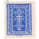 Symbolic representations  - Austria / Republic of German Austria / German-Austria 1922 - 75 Krone