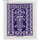 Symbolic representations  - Austria / Republic of German Austria / German-Austria 1923 - 1,000 Krone