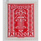 Symbolic representations  - Austria / Republic of German Austria / German-Austria 1923 - 1,200 Krone