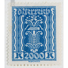 Symbolic representations  - Austria / Republic of German Austria / German-Austria 1923 - 2,000 Krone
