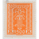 Symbolic representations  - Austria / Republic of German Austria / German-Austria 1924 - 1,500 Krone