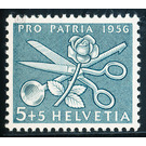 Symbols of women work  - Switzerland 1956 - 5 Rappen