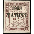 Tax - Polynesia / Tahiti 1893 - 1