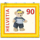 teddy bear  - Switzerland 2002 - 90 Rappen