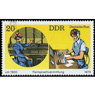 Telephone exchanges and telegrams earlier and today  - Germany / German Democratic Republic 1979 - 20 Pfennig