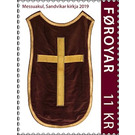 Textile from Sandvikar Church - Faroe Islands 2019 - 11