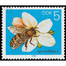 The bee  - Germany / German Democratic Republic 1990 - 5 Pfennig