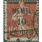 The Seederess, overprint Memel - Germany / Old German States / Memel Territory 1920 - 10