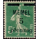 The Seederess, overprint Memel - Germany / Old German States / Memel Territory 1920 - 5