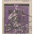 The Seederess, overprint Memel - Germany / Old German States / Memel Territory 1920 - 50