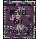 The Seederess, overprint Memel - Germany / Old German States / Memel Territory 1920 - 50