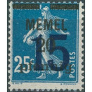 The Seederess, overprint Memel - Germany / Old German States / Memel Territory 1921 - 15