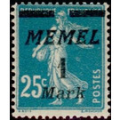 The Seederess, overprint Memel - Germany / Old German States / Memel Territory 1922 - 1