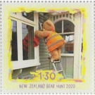 Theodore Bear on Ladder - New Zealand 2020 - 1.30