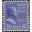 Theodore Roosevelt (1858-1919), 26th President of the U.S.A. - United States of America 1938