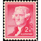 Thomas Jefferson (1743-1826), third President of the U.S.A. - United States of America 1954