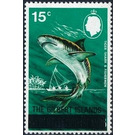 Tiger Shark (Galeocerdo cuvierdi) - Overprinted - Micronesia / Gilbert Islands 1976 - 15