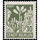 Time stamp series  - Germany / Sovj. occupation zones / Berlin und Brandenburg 1945 - 30 Pfennig