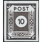 Time stamp series  - Germany / Sovj. occupation zones / East Saxony 1945 - 10 Pfennig