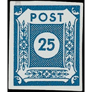 Time stamp series  - Germany / Sovj. occupation zones / East Saxony 1945 - 25 Pfennig