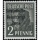 Time stamp series  - Germany / Sovj. occupation zones / General issues 1948 - 2 Pfennig