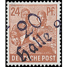 Time stamp series  - Germany / Sovj. occupation zones / General issues 1948 - 24 Pfennig