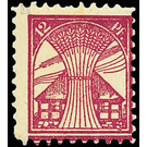 Time stamp series  - Germany / Sovj. occupation zones / Mecklenburg-Vorpommern 1945 - 12 Pfennig